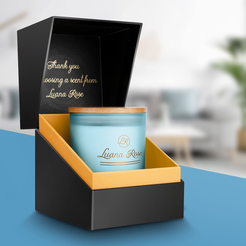 Luana Rose Duftkerze Geschenkset (1-Docht, Kokosnuss Zitrone)