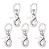 Whirling Snap Hooks, Stainless Steel Spring Eye Snaps Durable Trigger