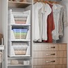 Sorbus 3 Pack Folding Closet Shelf Organizer for Clothes -