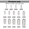 28 Pieces Caulking Tools, 14 Sizes, Stainless Steel Glue Gun