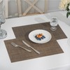 BACKTOEDEN Leakproof Placemats Set of 6, 2-Layer Waterproof placemat for