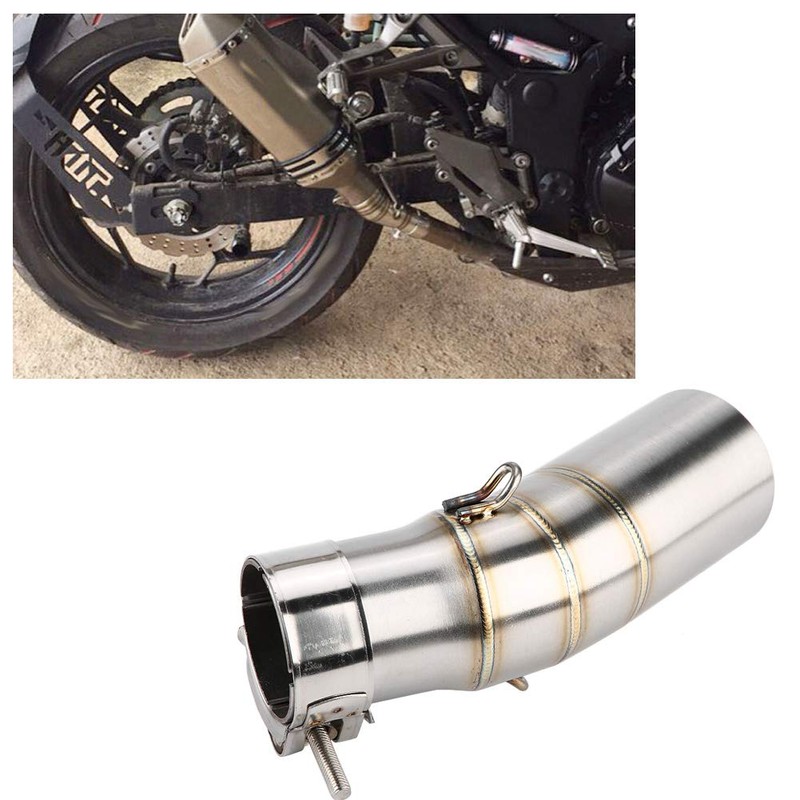Motorcycle Exhaust Centre Pipe, Stainless Steel Motorcycle Exhaust Pipe, Middle