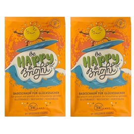 Dresdner Essenz Be Happy & Bright Bath Foam 2 x 60 g Pack of 2