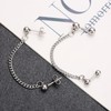 Double Piercing Cartilage Chain Threader Dangle Drop Cuff Ball Stud