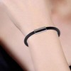 Couple Anti-Static Wristband Bracelet Band 18cm Brown