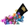 DND Dice, QMAY 6 x 7 Set Polyhedral Double-Color Dice