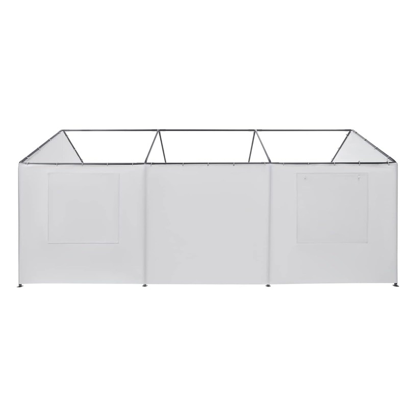 FORALEBEN Carport Replacement Side Wall Tarp Top for 10' x