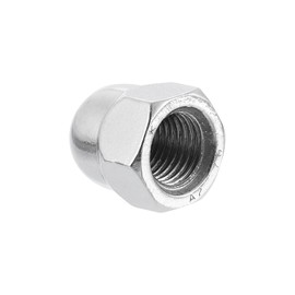 sourcing map M22x2.5 Acorn Cap Nuts, 1Pcs 304 Stainless Steel Dome Cap Head Acorn Nut Hardware Nuts for Bolt Cover, Silvery