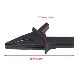 Watris Veiyi Pack of 2 Alligator Clips, Fully Insulated Alligator Clips, Large Alligator Clips, Replacement for DSO3064 HT18A