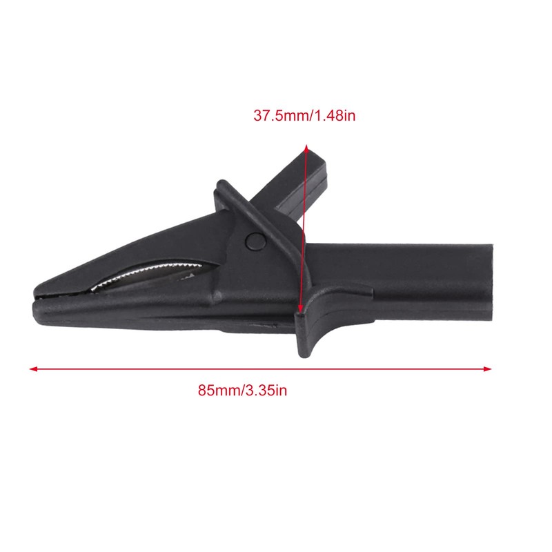 Watris Veiyi Pack of 2 Alligator Clips, Fully Insulated Alligator