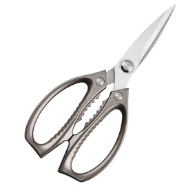 Kitchen Scissors, All Purpose Heavy Duty Kitchen Shears for Food, Stainless Steel Cooking Scissors for Chicken,Poultry,Meat,Herbs,Fish,Bone,Bread,Dishwasher Safe,8.46 Inch Silver
