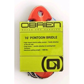 O'Brien Brand New O'Brien Pontoon Bridle Ski Tow Harness - Red - 16' Max Pull 1800 Lbs