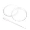 Bekith Bekith Pack of 50 Petri Dishes with Lids, 90mm