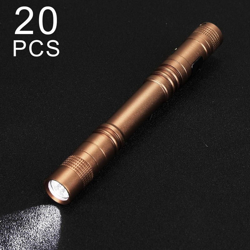 Hortsun 20 Pcs Mini Pen Light Flashlights Christmas Gifts for