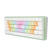 61 Keys Mechanical Keyboard RGB Backlight Colorful Keycaps Mini Wired