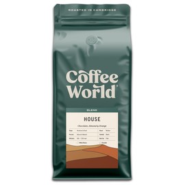Coffee World | House Blend - Perfect Filter, Drip Brewing for Home Users or Small Café, UK Roasted (1KG, Coffee Beans)
