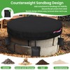 Somivrusa Fire Pit Cover Round for In-Ground Fire Pits, 66"