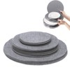Felt Plate Storage Dividers Protectors, 48 Pieces Felt Round Plate