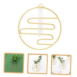 Mipcase Hydroponic Wall Vase Elegant Test Tube Propagation Station for Air Plants Minimalist Hanging Decor for Home Kitchen Bedroom and Dormitory Stylish Terrarium Holder