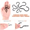 Tanstic 205Pcs Cup Hooks Kit Screw-in Cup Hooks Kit 7