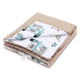 Pram Blanket Baby Summer Blanket with Plush Fabric 75 x 100 cm - Children's Blanket Cuddly Blanket Pram Blanket for Children Newborn Outdoor Baby Blanket Cuddly Blanket Africa