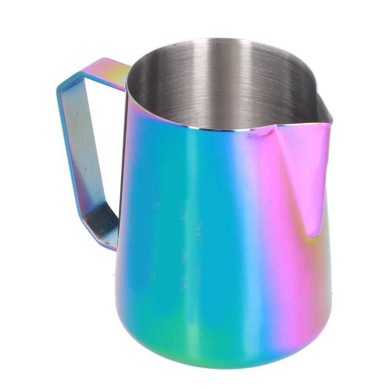 Coffee Frothing Cup Colorful 600ml Milk Frothing Pitcher 304 Stainless