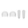 Shure Sure MoveMic Windscreen, Clip Cover Kit, AMV-LAV-WS/W-KIT, White: Noise