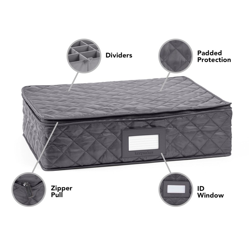 Flatware Storage - Washable and Stain Resistant, ID Window, Kitchen