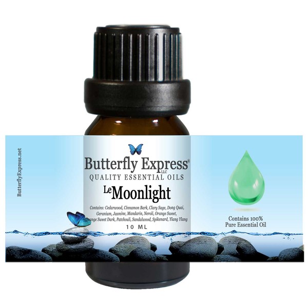 Le Moonlight Essential Oil Blend 10ml - 100% Pure - by Butterfly Express