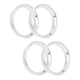 IGTOPS Pack of 4 Wheel Rims Centring Ring Car Aluminium Alloy Car Hub Centring Rings Wheel Bore Spacers (66.6-57.1 mm)