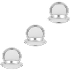 STOBAZA 6pcs Pizza Baking Pan Heat-Resistant Non-Stick Oven Tray Multifunctional Baking for Kitchen Restaurant Easy to Clean