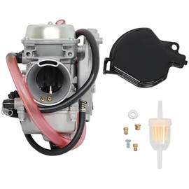 Carburetor Replacement for Arctic Cat 250 300 Carb 2x4 4x4 2001 2002 2003 2004 2005 Red Green Replaces Part Number 0470-427 0470-448