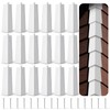 Therwen 16 Pcs Aluminum Siding Corners 8 Inch Outside White