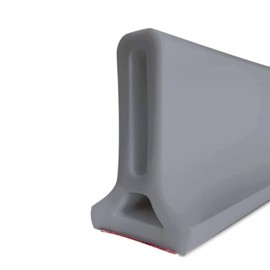 Duzzy 118 Inch Shower Threshold Water Dam, Shower Water Guard to Keep Water in Shower, Shower Water Stopper Dry and Wet Separation Suitable for Bathroom and Kitchen