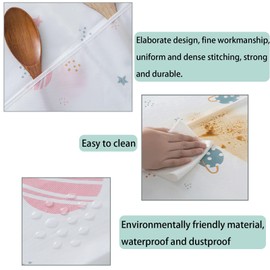 RWOORA Refrigerator Dust Cloth,multipurpose Proof Cover Washing Machine Waterproof Cover With Storage Pockets Bags,for Oven,dishwasher,kitchen Appliances