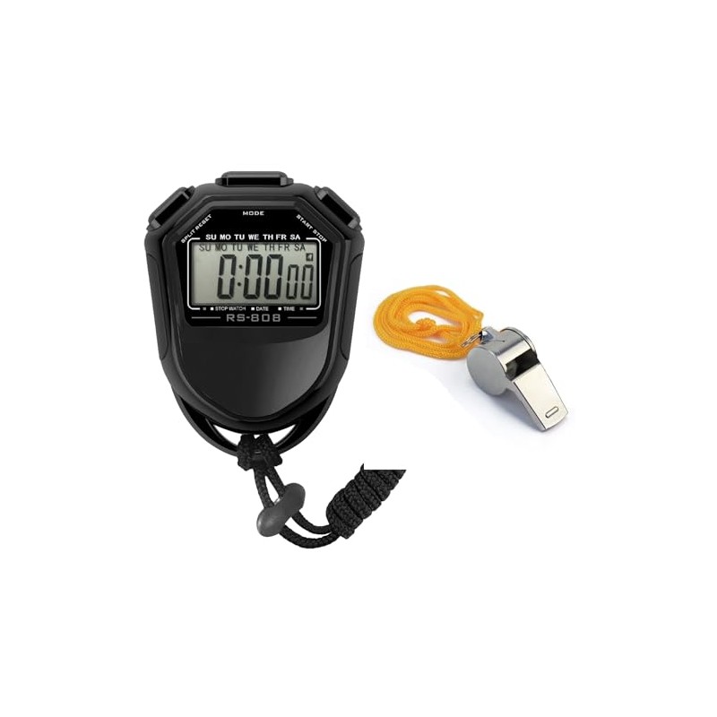 Stopwatch Digital Handheld LCD Timer Chronograph Sports Counter for Multi