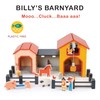 Mentari Toys - Billy’s Barnyard - Wooden Barn and Stable