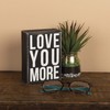 Primitives By Kathy 4 by 5.5-Inch Box Sign, Small, Love