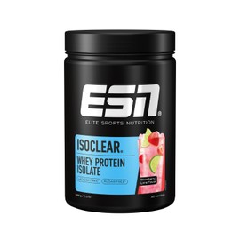 ESN ESN ISOCLEAR Whey Isolate Protein Pulver, Strawberry Lime, 908 g, Proteinlimo mit fruchtig leckerem Geschmack, clear Whey - made in Germany