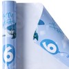 RUSPEPA Scented Birthday Wrapping Paper - Mini Roll - Blue