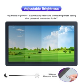 Hosyond 7 Inches USB C Mini Monitor IPS 1024x600 Portable Monitor Type C Secondary Screen Display for PC Laptop Windows7/8/10/11