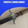 SZCO Universal Sword Hanger Wall Mount – Adjustable Display Hook