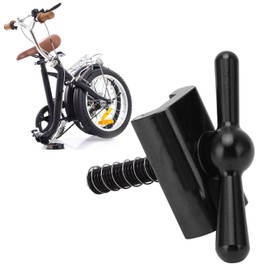 Folding Faucet Handlebar C Buckle Aluminum Alloy Foldable Clamp Parts for (Black)