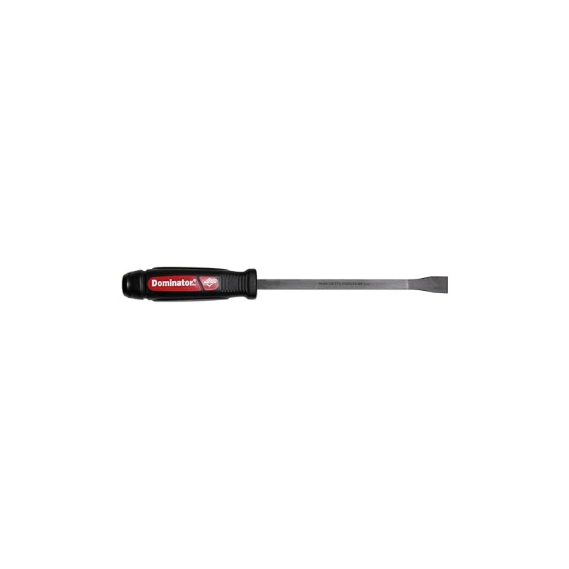 Mayhew Tools 60141 Dominator Screwdriver Pry Bar, 12" Straight, Black