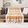 Larexius Boho Chunky Knit Throw Blanket – 51"x67" Cozy &