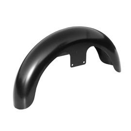 XMT-MOTO 21" Wrapped Front Fender For Harley Touring Model Motorcycles and Custom Baggers 1997-2013(Painted Black)