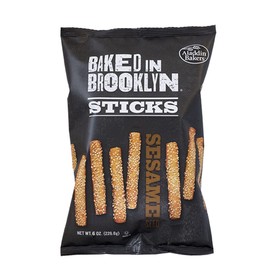Baked in Brooklyn Sticks 0g Trans Fat No Cholesterol No Nonsense Certified Kosher - Sesame 6 oz 6 pack