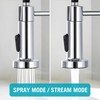 DJS Kitchen Faucets with Pull Down Sprayer Chrome High Arc