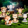 12 Pcs Woodland Animals Table Centerpiece, Cute Animals Baby Shower