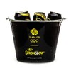 Strongbow Black Metal Ice Bucket Party Drinks Holder Chiller Cooler